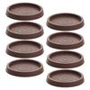 Round Rubber Anti Slip Caster Cup Anti-Skid Rubber Couch Stoppers  Farmhouse Cabinets