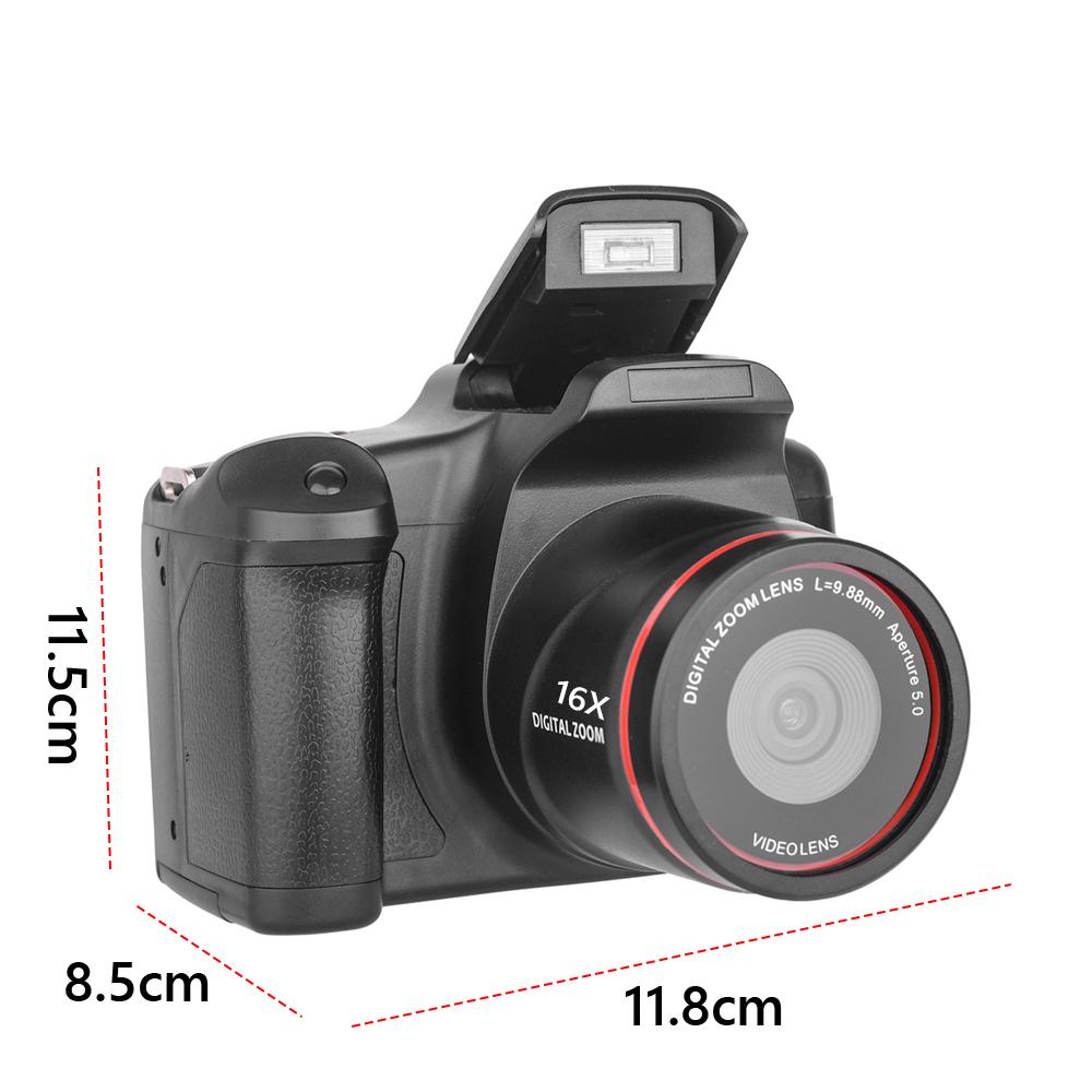 1080P 16MP High Definition Digital Camera with 2.4 Inch LCD Screen Vlogging Camera Video Recorder for Photography and Video