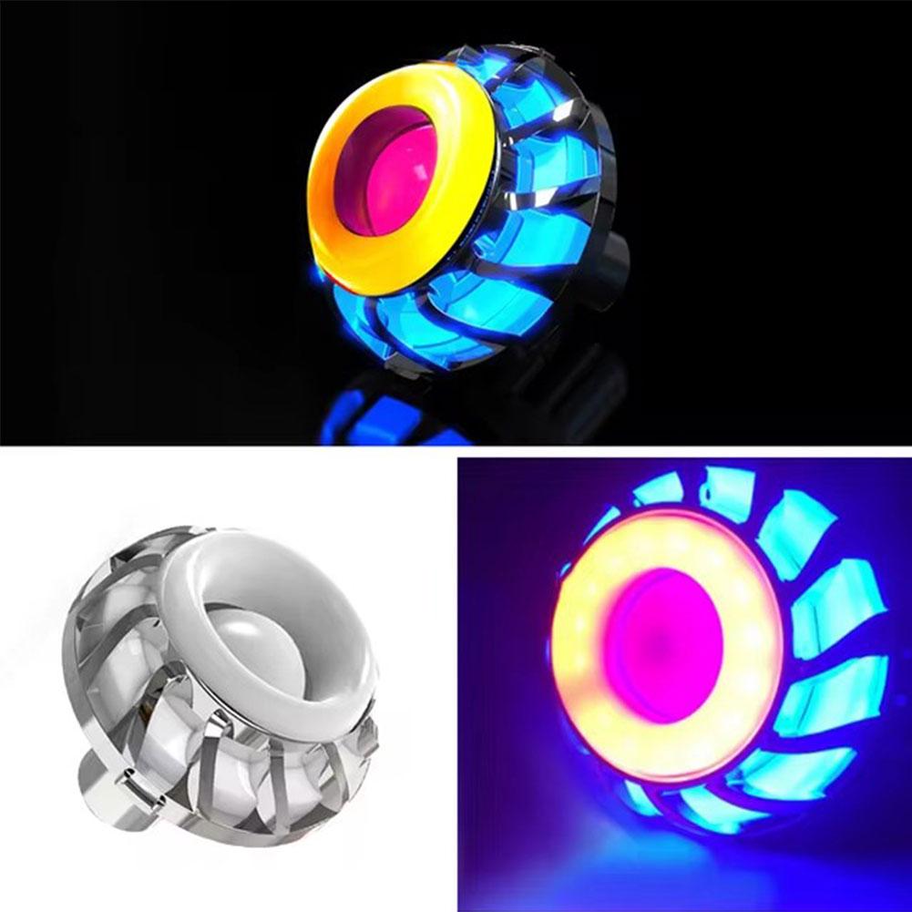 Universal Motorcycle Warning Lamp Angel Eye Motorcycle Tail LED Brake Motorcycle Flashing Rear Z5G9