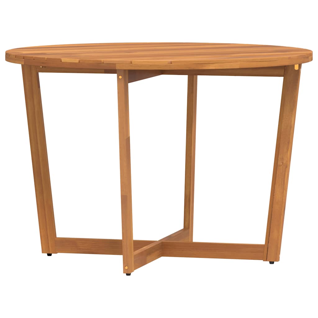 5 Piece Outdoor Dining Set Made of Solid Acacia Wood