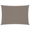 VidaXL Sun Sail Oxford Fabric Rectangular 3.5x4.5 M Taupe