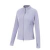 Fitness Series Slim Fit Stand Collar Logo Embroidered Jacket Women Jacket AWDVC36-1