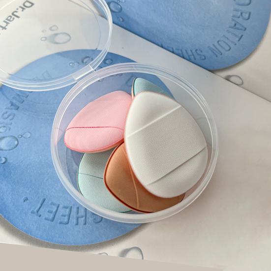 Пуховка для пальцев Высокая эластичность Напальчники Форма кончиков пальцев Маленькие тапочки Консилер Аксессуар Полиуретановая основа для макияжа Губка-пуховка