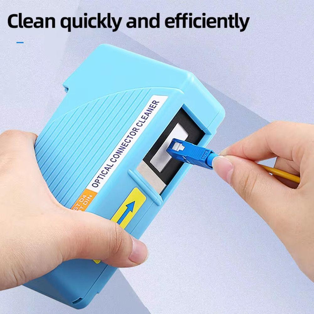 Fine Fibers Fiber End Face Cleaning Box Fiber Optic Cleaner Tools FTTH Fiber Optic
