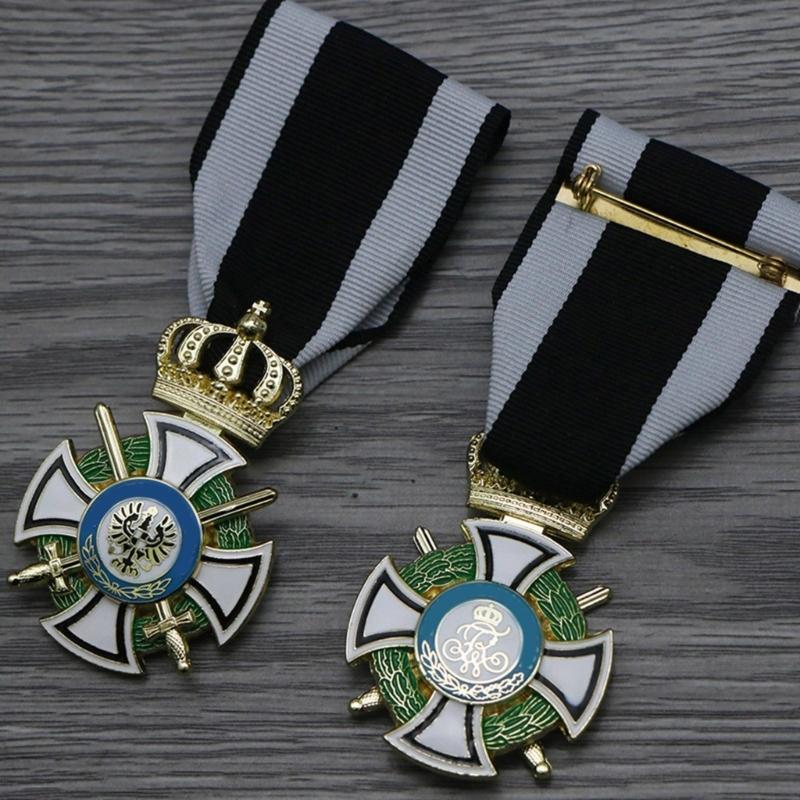 Реплики Медалей Прусских Рыцарей Практичный Сплав Исторический Аксессуар Для Ролевых Игр Реквизит Для Коллекционера И Энтузиастов