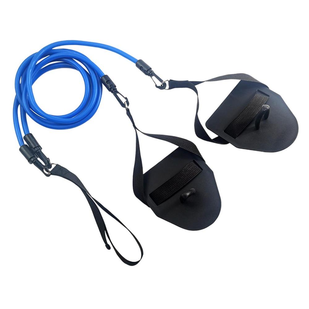 Сетчатая веревка сопротивления Эспандеры Тренажер для рук для плавания Тренировочное силовое оборудование для наземного плавания