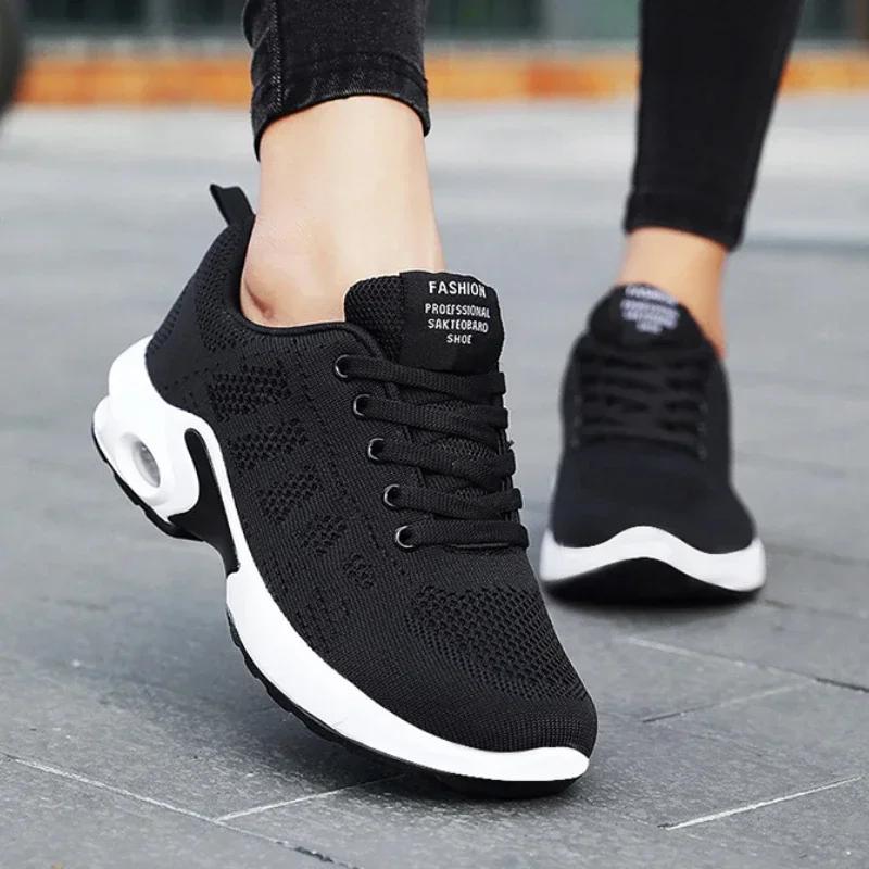 Модные женские летние новые женские туфли большого размера кроссовки на воздушной подушке повседневная спортивная обувь для женщин кроссовки на платформе