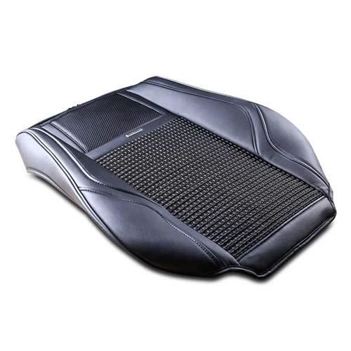 Housse de siège de voiture - Luxe R1 - Noir - 3 parties - Matériaux de haute qualité - Universelle