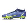 Nike Mercurial Vapor 14 Круглый носок На шнурках AG (Резиновые короткие шипы) Искусственная трава Полиуретановая кожа Обувь для футбола Мужская Футбольная обувь Синяя CV0990-574