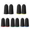 1 Pair Finger Cover Sweat-proof Sensitive Ultra-thin Video Games Touch Screen Fingertip Gloves for PUBG Mobile Game