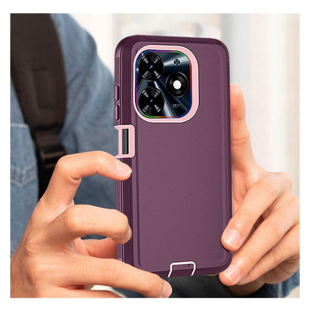 OTT Defender 3-слойный защитный чехол для Tecno Spark 10C 10 Pro 20 Pro 20C 30C 40C 40 G0 2025 2025 2025 Ударопрочный гибридный чехол