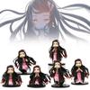 Charming Nezuko Pvc Figurines Set 6 Cute Demon Slayer Miniatures For Fans