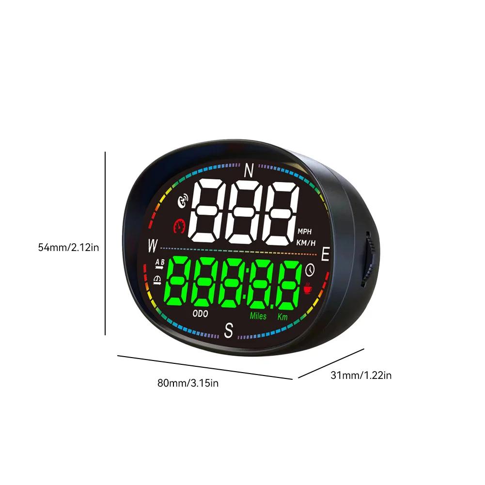 Автомобильный проекционный HD-дисплей GPS спидометр скорость км/ч цифровой HUD-проектор на лобовое стекло для всех автомобилей Автомобильные электронные аксессуары