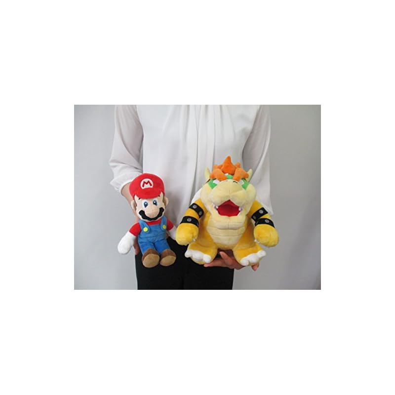 Sanei Boeki Super Mario ALL STAR COLLECTION Bowser (S) W18 x D24 x H26cm Plush Toy AC10