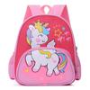 Cute Breathable Cartoon Double Shoulder Bag For Kids Comfortable Oxford Fabric