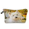 Women Dog Print Cosmetic Bag Toiletries Organize Travel Storage Case 6774