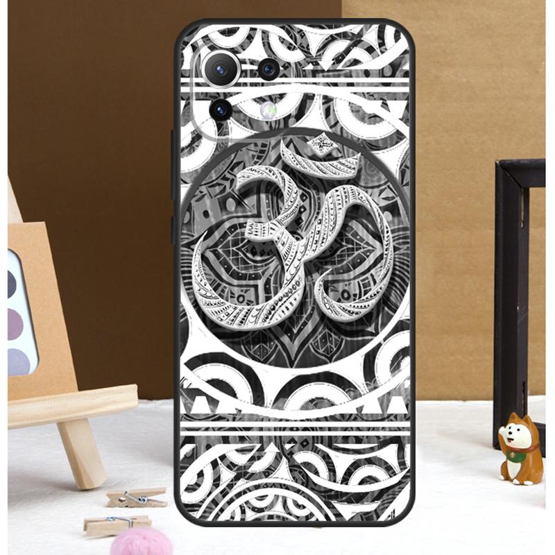 Aum om Namaste Symbol Zen Yoga Case For Xiaomi 13T 14 Pro 11T 12T 12 13 Lite POCO X6 X3 X4 X5 F5 Pro F3 M5s M6 Pro Cover