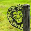 Peeping Animal Sign Weather-proof Heavy Duty Outdoor Garden Patio Yard Lawn Metal Donkey Horse Cow Sheep Dog Pig Lion Silhouette Decoration Ornament