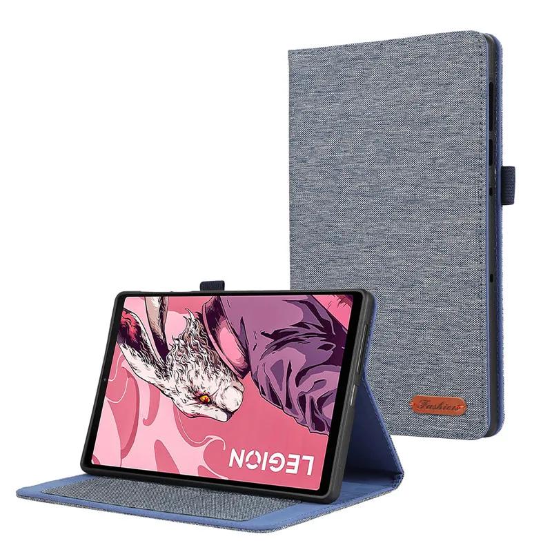 Cloth Solid Protective Funda For Lenovo Legion Y700 Case 8.8 inch 2023 2022 Flip Wallet Slots Shell For Legion Y700 Cover 8.8"