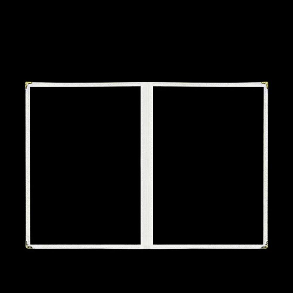 Прозрачная ПВХ обложка для меню формата А4, металлические уголки, книга для отображения цен меню, папка на кольцах, бар, кафе