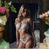 Винтажное Металлическое Настенное Искусство 8x12 Дюймов Алюминиевый Знак с Изображением Нижнего Белья Элегантный Декор Спальни
