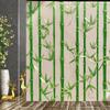 3D бамбуковая электростатическая стеклянная пленка, матовая наклейка на окно, прозрачная, непрозрачная, гостиная, ванная комната