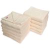 Beauty Imabari Towel Commercial Face Towel Set of 10 Murakami Towel M Color 34x86cm For Beauty Salon 100 Colors Lightweight and Thin (No.81 Ivory)
