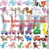 Roller Walking Animal Balloon with String Wheels, Self-Sealing Aluminum Foil Cartoon Balloon, Free Shipping.