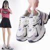 Ins Korean Version of the New Dad Shoes for Women 2025 Spring Student Sports Running Shoes Casual Shoes Platform Height Increase BS119