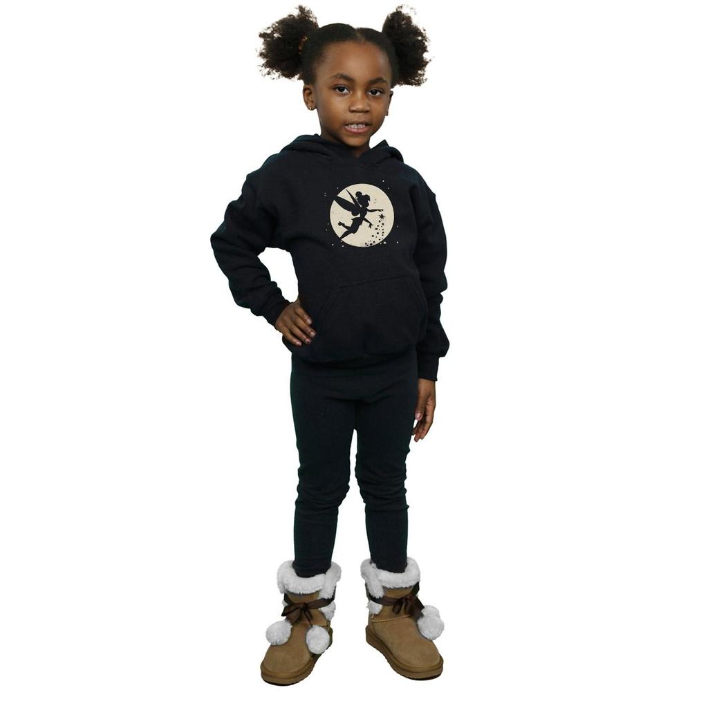 Disney Girls Tinkerbell Moon Cropped Hoodie
