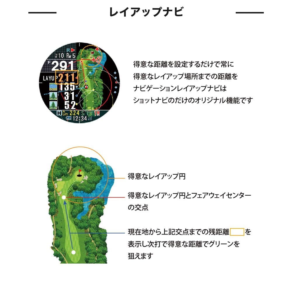 Shot Navi Evolve PRO Touch Черный дюймовый цветной сенсорный ЖК-дисплей Новейший чип GPS Автоматическое измерение дальности полета Расчетная разница высот