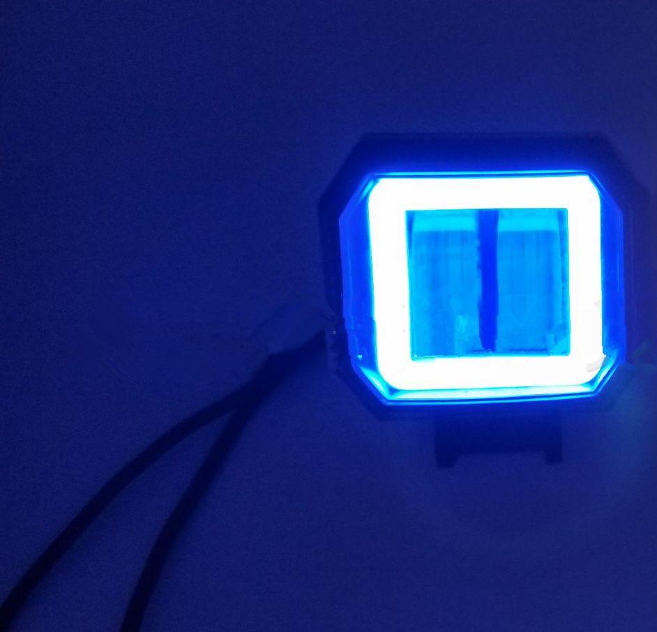 2 шт. 3 дюйма 12 В 24 В 6500 К 40 Вт Водонепроницаемый CREE Светодиодный Ангельские глазки Световая панель Внедорожник Автомобиль Лодка светодиодный Рабочий свет Точечный свет