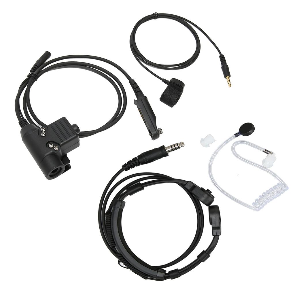 Гарнитура с ларингофоном, разъем 7,1 мм, с адаптером PTT, функция Push to Talk для Baofeng UV?9R УФ?9R ПЛЮС УФ?XR