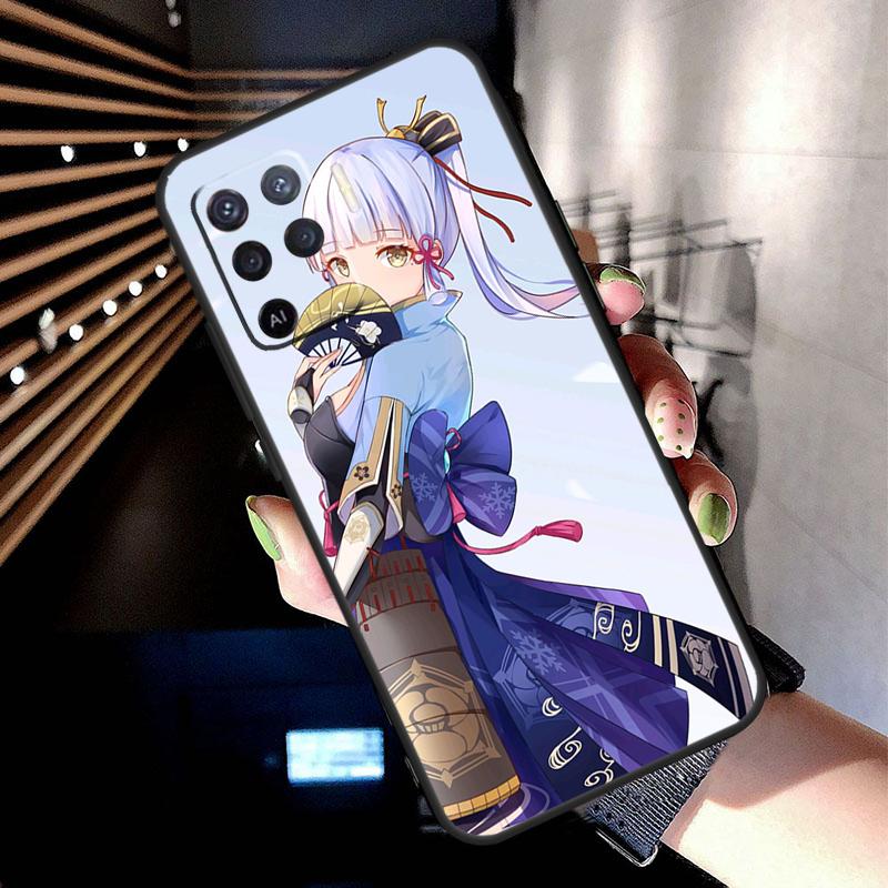 Чехол Genshin Impact Kamisato Ayaka для Oppo A17 A57 A77 A76 A16 A96 A18 A60 A80 A40 A38 A58 A78 A98 A94 A74 A54 A15 A5 Pro