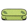 Pencil Case Large Capacity Durable 300D Polyester Secure Zipper with Mesh Pocket Removable Divider and Pen Slots for Students