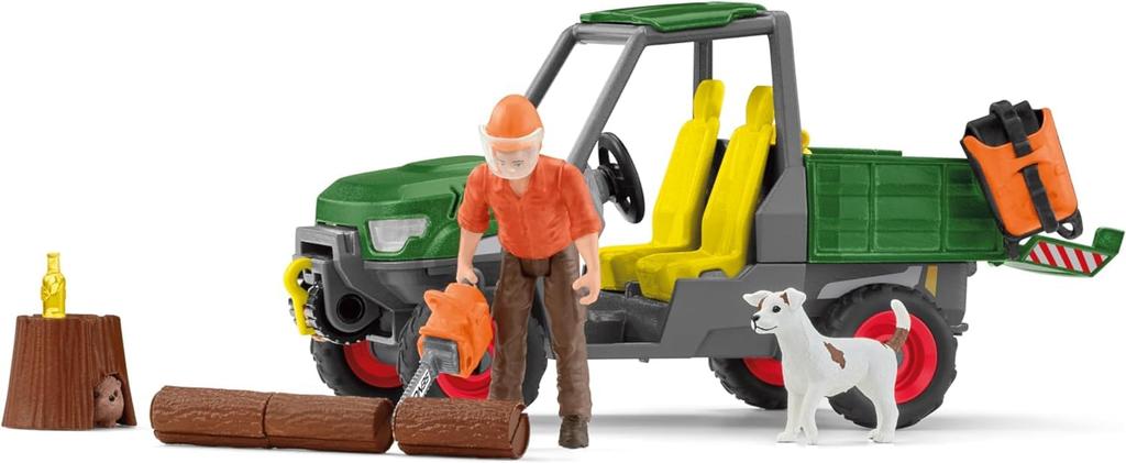 Schleich Farm World 4WD Truck and Forest Work 42659
