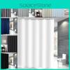 Водонепроницаемый Цвет Однотонный Полиэстер Шторка для Душа Набор Крючков Для Декора Ванной Комнаты