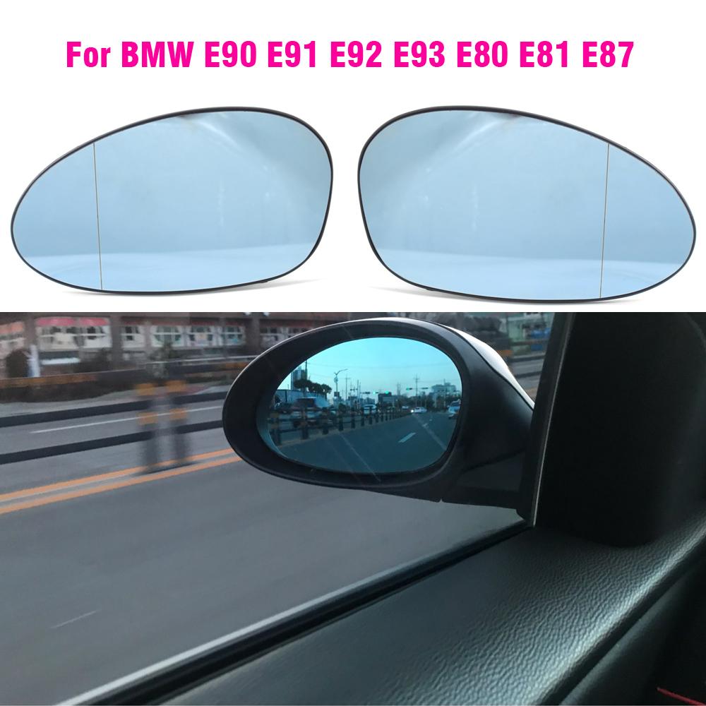 Для BMW E90 Зеркало Зеркальное стекло бокового зеркала с подогревом Зеркало заднего вида Для BMW E90 E91 E92 E93 Стиль M3 E80 E81 E87