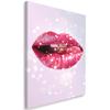 Холст Печать Розовые губы