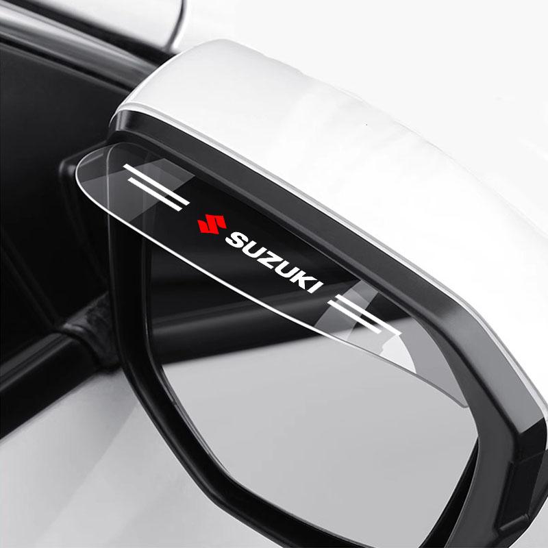 2 шт. Защитные накладки на боковые зеркала заднего вида автомобиля, накладки-дождевики, наклейки для Suzuki Jimny Samurai S-Cross SX4 GW250 Swift XL-7 ALTO IGNIS, аксессуары
