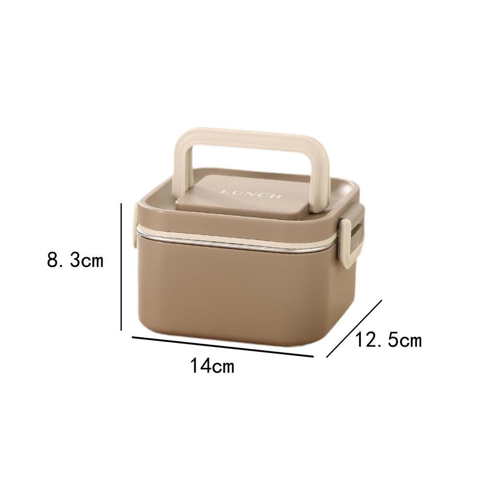 Коробка для бенто Микроволновая Легкая Герметичная Ланч-бокс для взрослых Штабелируемый Контейнер для приготовления еды