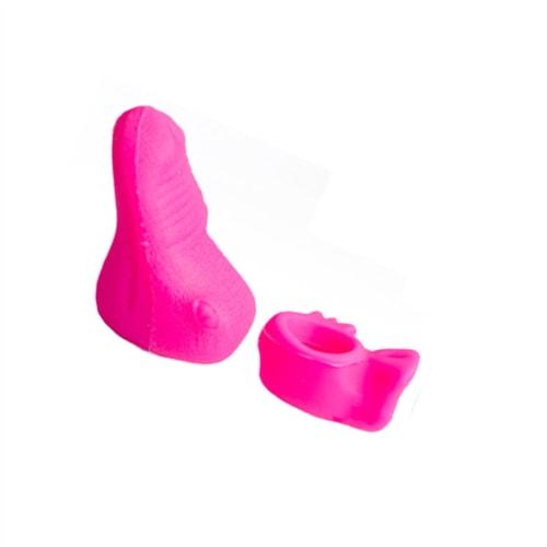 Violin Bow Grip Corrector Accessory for Beginners and Violin/Viola Learners (Color: Pink)