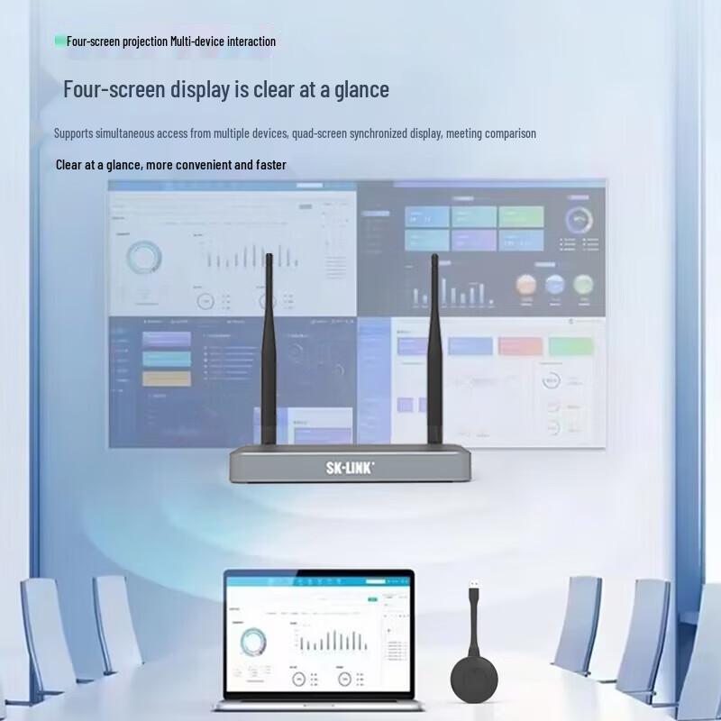 SK-LINK T901 4K Беспроводное устройство для зеркалирования экрана HDMI