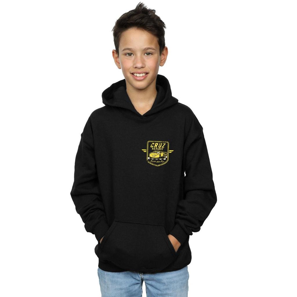 Disney Boys Cars Cruz Ramirez Faux Pocket Logo Hoodie