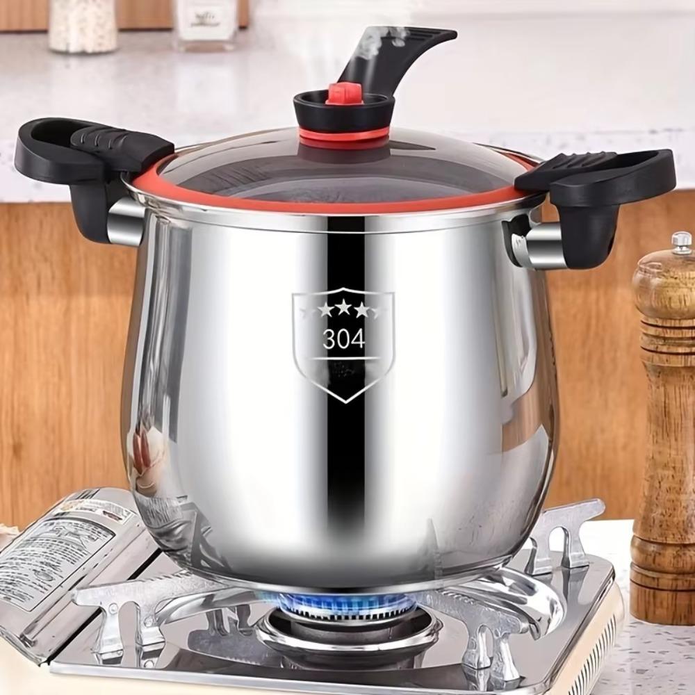Large Capacity Micro-Pressure Cooker Non-Stick Stockpot Durable Soup Pot Porridge