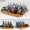 M8133 World War Ii Building Block Figurine Small Particle Assembled Toy Military Series Doll Bag