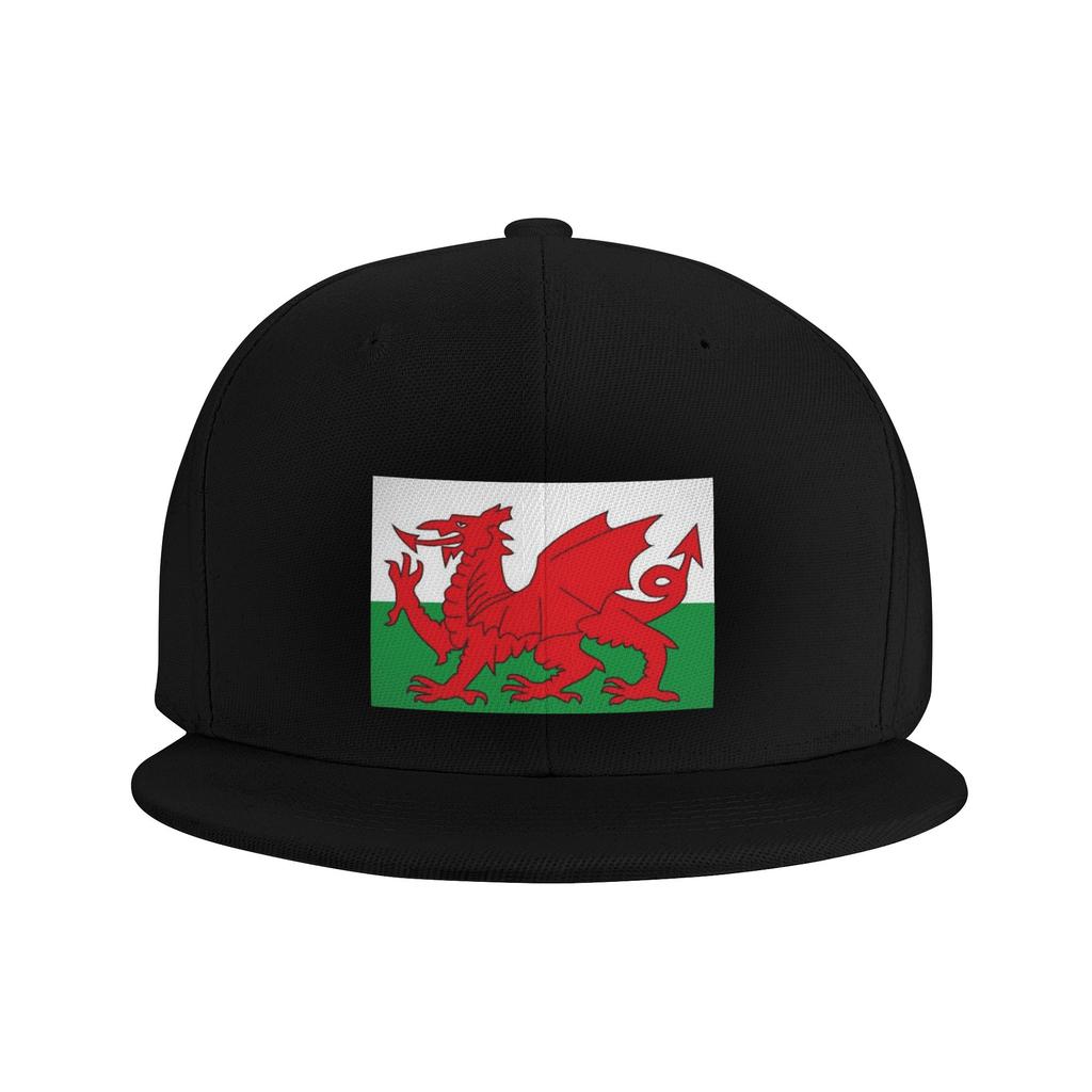 Flag Of Wales Welsh Dragon Baseball Caps Snapback Fashion Baseball Hats Breathable Casual Casquette Outdoor for Unisexs WoUnisexs