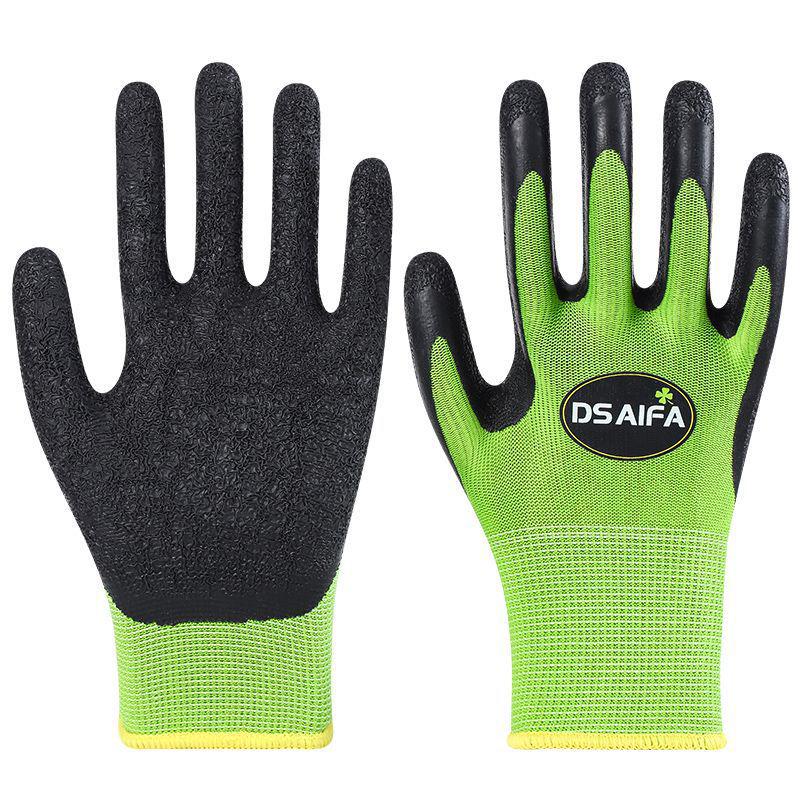 Прочные Садовые Перчатки с Защитой от Порезов и Проколов - Нескользящие Цветочные Рабочие Перчатки