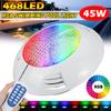 468LED RGB Светодиодный свет для бассейна IP68 Водонепроницаемый Наружный Подводный свет Пруд Аквариум Лампа AC12V 45W