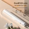 Мини-выпрямитель и плойка USB: Двухцелевой, беспроводной, портативный инструмент для волос для использования на открытом воздухе